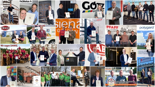 Diese Anbieter aus dem Bereich Haus und Garten überzeugen - Einige der Preisträger des Life & Living Awards 2022 - Quelle: Deutsches Institut für Service-Qualität / ntv